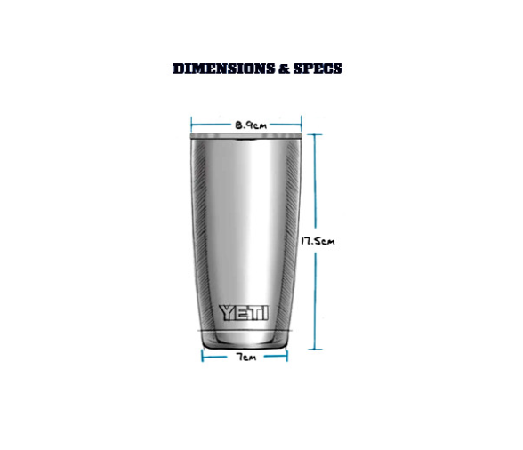 Yeti Vaso Rambler de 20 oz