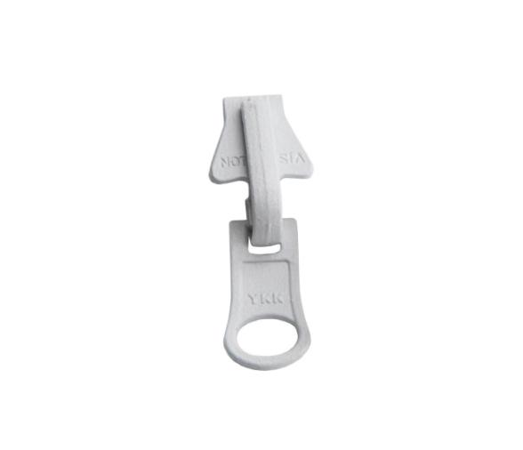 YKK Cursor Blanco Metal Malla 5 para Cremallera Espiral