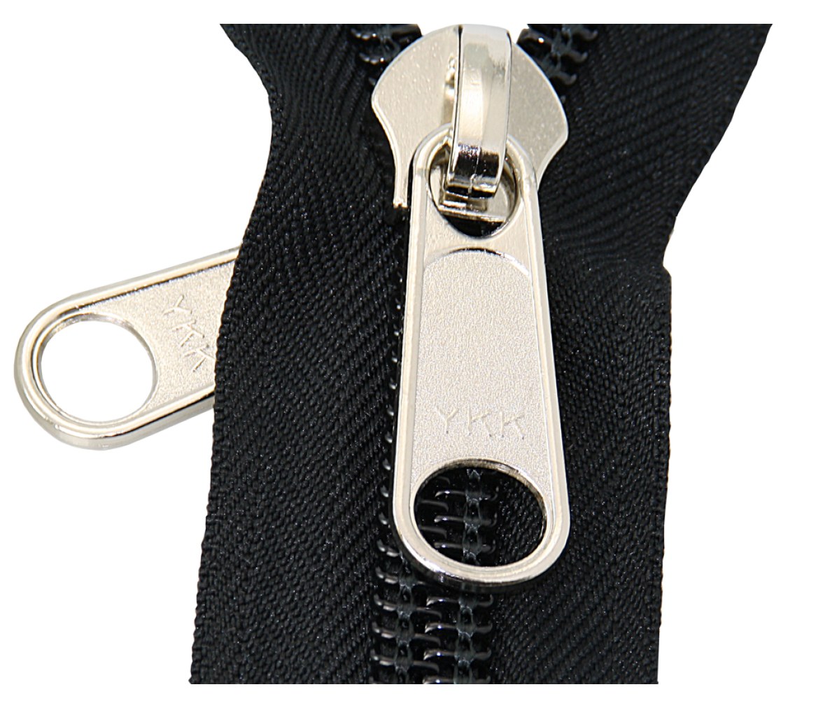 YKK Cursor Doble Cromado Malla 10 para Cremallera Espiral