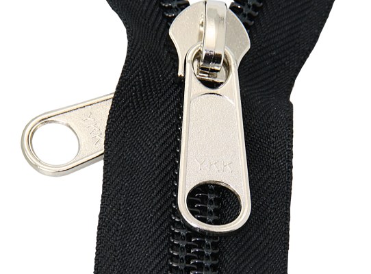 YKK Cursor Doble Cromado Malla 10 para Cremallera Espiral