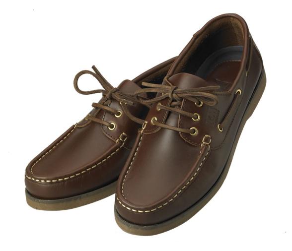 Zapato Nautico Crew Cuero Marron XM Yatching