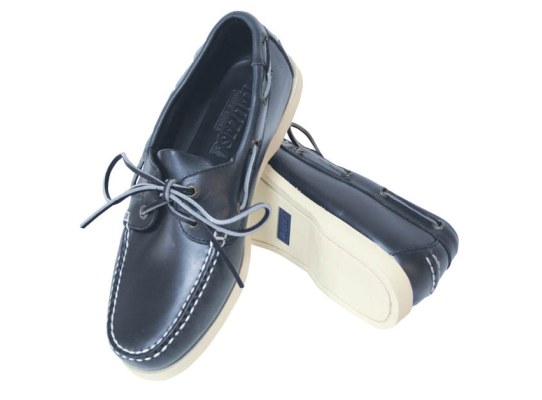 Zapato Nautico Skipper Cuero Azul Marino Lalizas