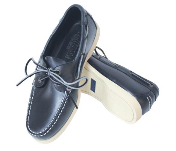 Zapato Nautico Skipper Cuero Azul Marino Lalizas