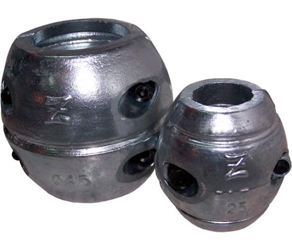 Zineti Anodo Collar para Eje