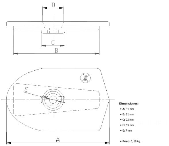 Zineti Anodo Fueraborda Yamaha 6-8 CV