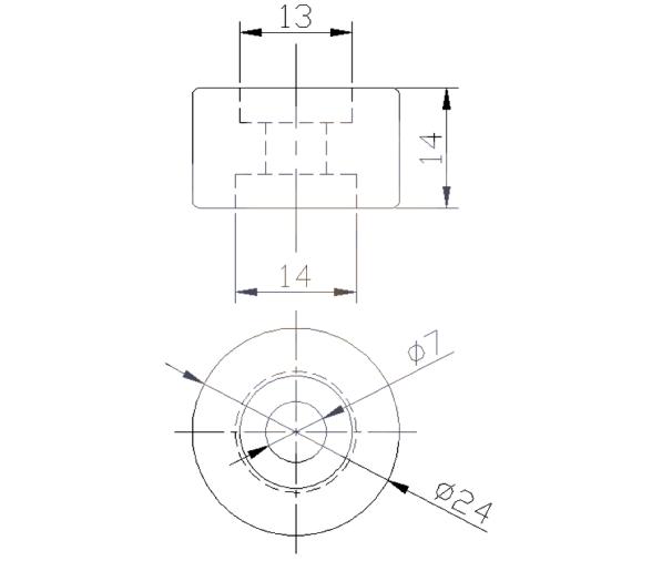 Zineti Anodo Honda Disco para Fueraborda