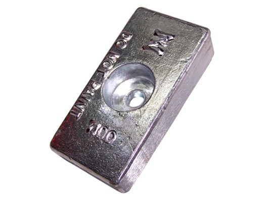 Zineti Anodo Honda Placa para Fueraborda 71 mm Zineti Anodo Honda Placa para Fueraborda 71 mm