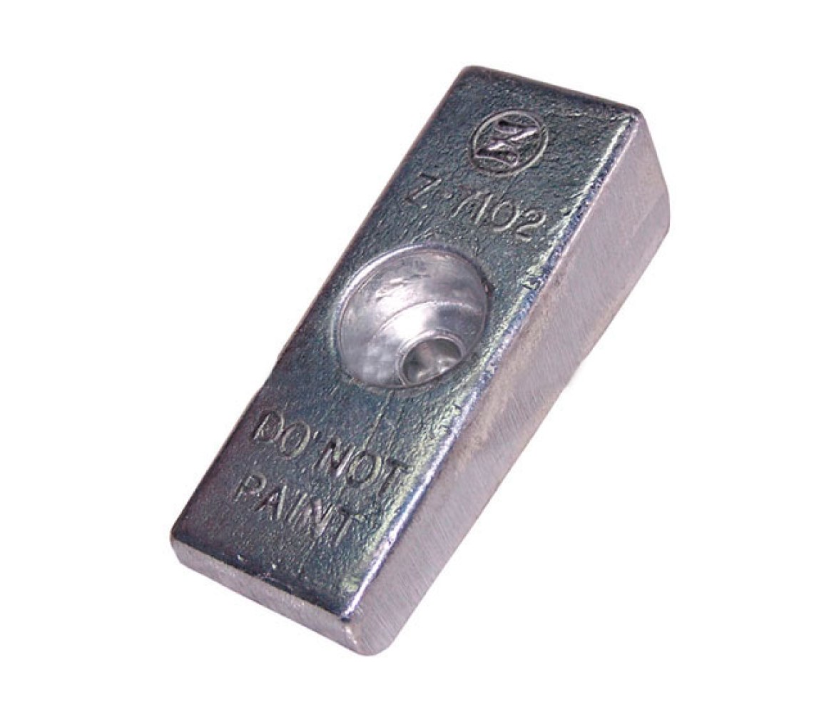 Zineti Anodo Honda Placa para Fueraborda 77 mm