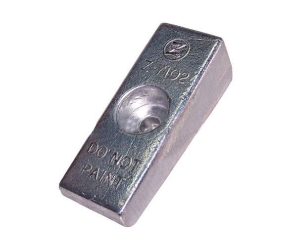 Zineti Anodo Honda Placa para Fueraborda 77 mm