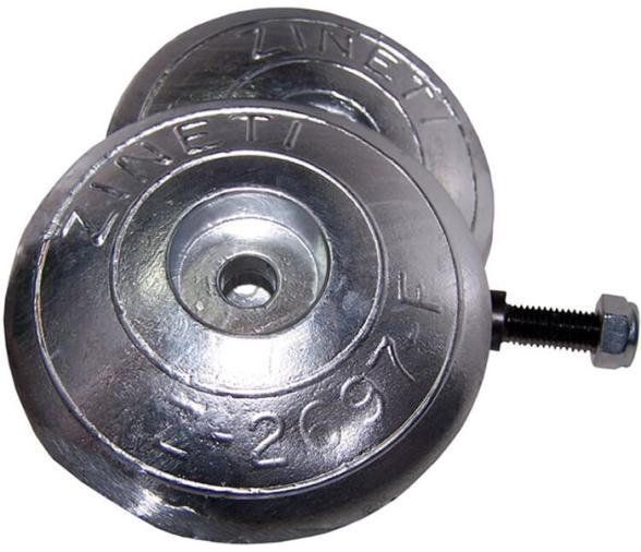 Zineti Anodo Para Discos para Timones y/o Flaps 110mm