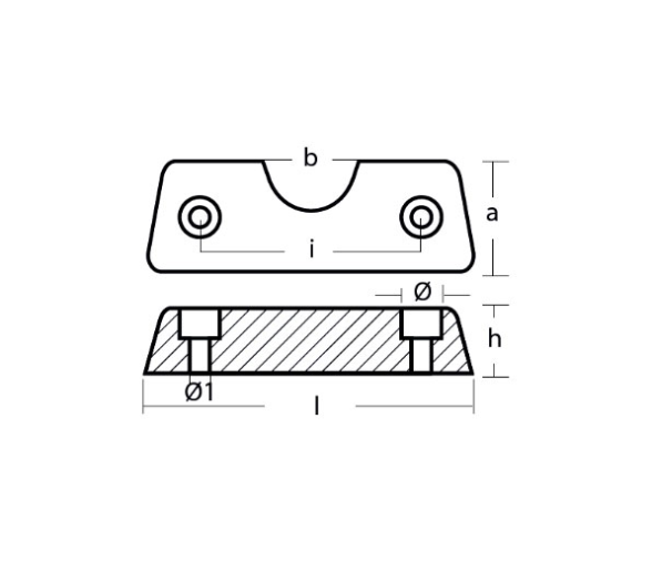Tecnoseal Anodo Placa Barra Motor VP Serie DPX Volvo