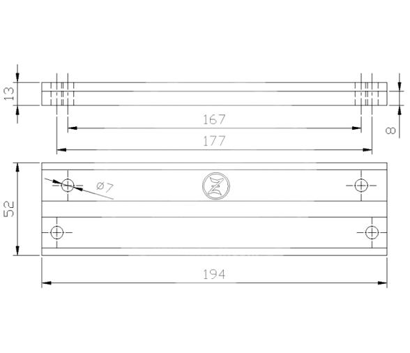 Zineti Anodo Placa Fueraborda 70-275 HP