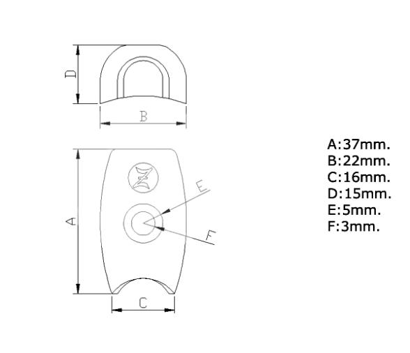 Zineti Anodo Placa Volvo Seal Drive