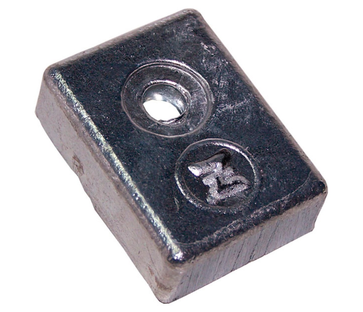 Zineti Anodo Rectangular 1 Agujero