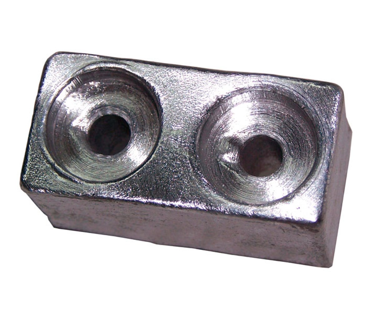 Zineti Anodo Rectangular 2 Agujeros SUZUKI