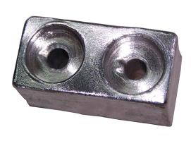 Zineti Anodo Rectangular 2 Agujeros SUZUKI