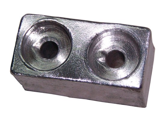Zineti Anodo Rectangular 2 Agujeros SUZUKI