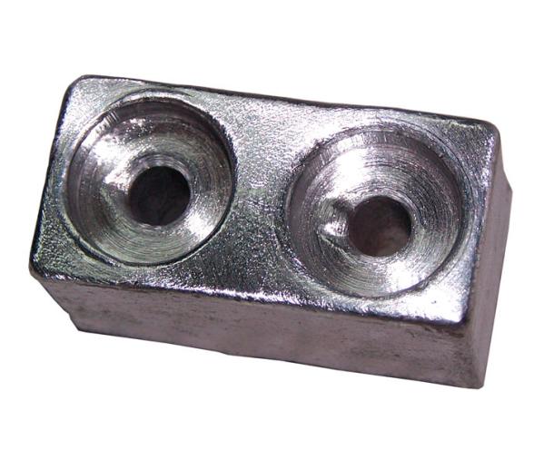 Zineti Anodo Rectangular 2 Agujeros SUZUKI