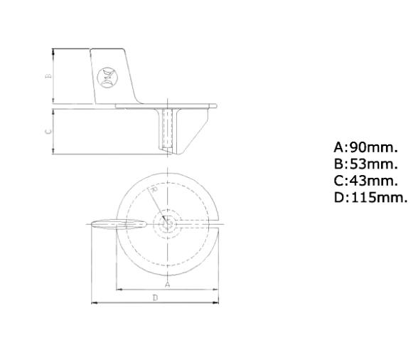 Zineti Anodo Zinc Aleta 20-25 Hp