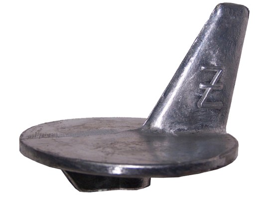 Zineti Anodo Zinc Aleta con Helice Inoxidable