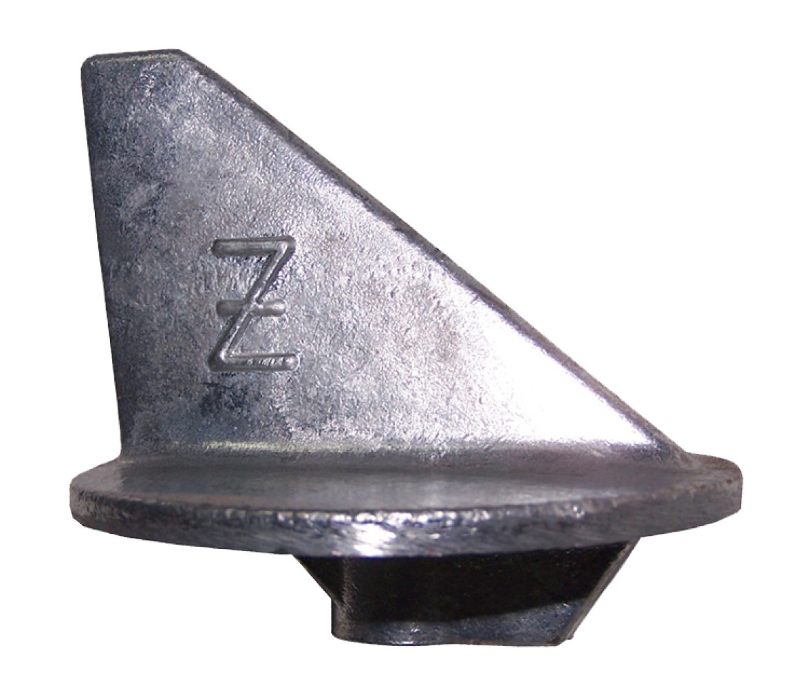 Zineti Anodo Zinc Aleta Corta con Rosca
