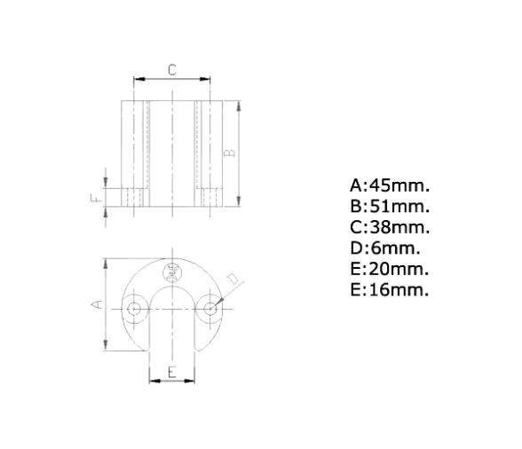 Zineti Anodo Zinc Cola Bravo
