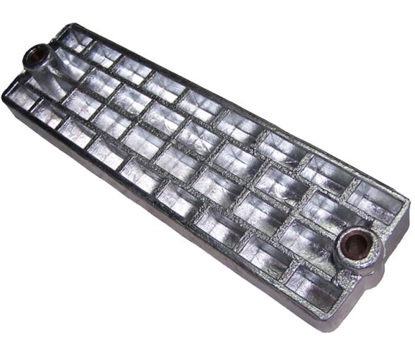 Zineti Anodo Zinc Placa Alveolada Fueraborda
