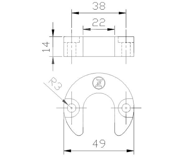 Zineti Anodo Zinc Tipo Herradura