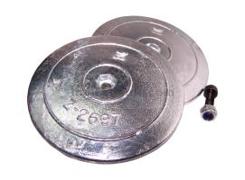 Zineti Pair of Discs for Rudder