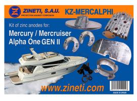 Zineti Kit Anodos Mercury-Mercruiser Alpha One GEN II