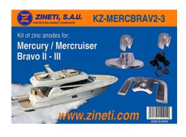 Zineti Kit Anodos Mercury-Mercruiser Bravo II-III