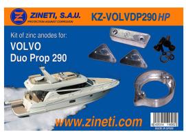 Zineti Kit Anodos Serie Volvo Duo Prop 290 HP
