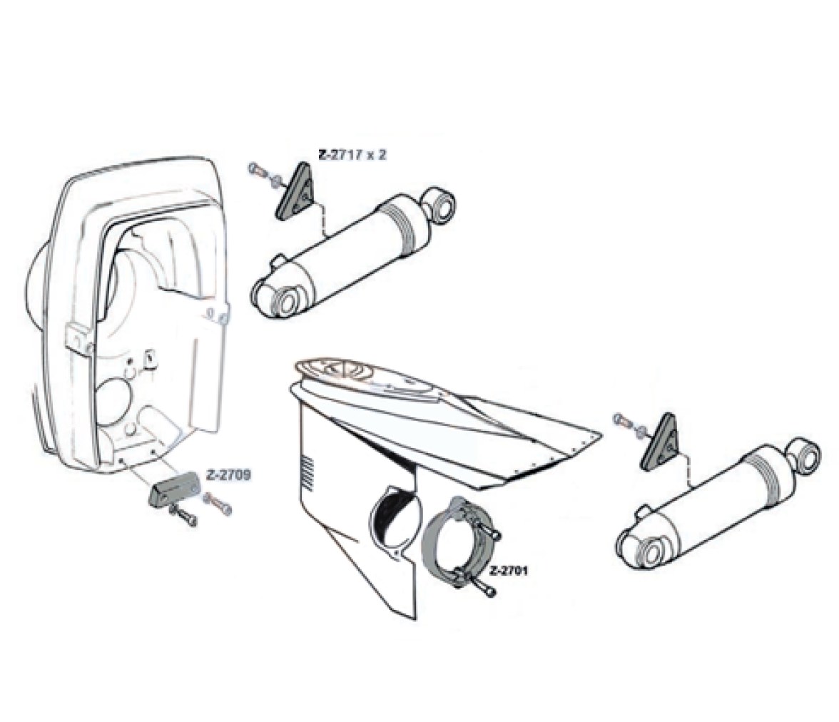 Zineti Kit Anodos Serie Volvo Duo Prop 290 HP