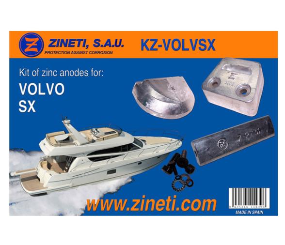 Zineti Kit Anodos Serie Volvo SX