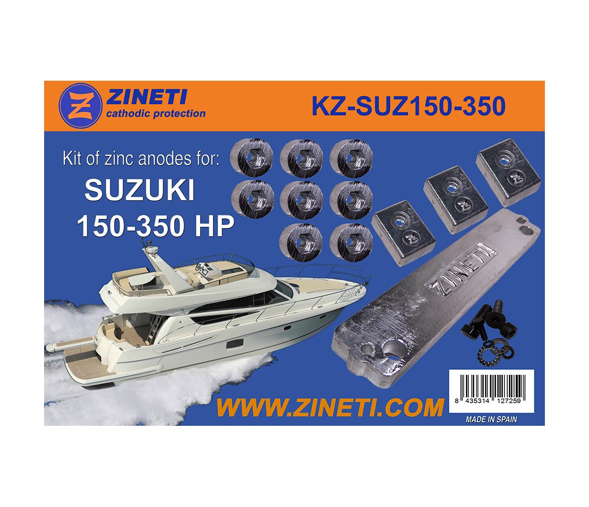 Zineti Kit Ánodos Suzuki 150-350