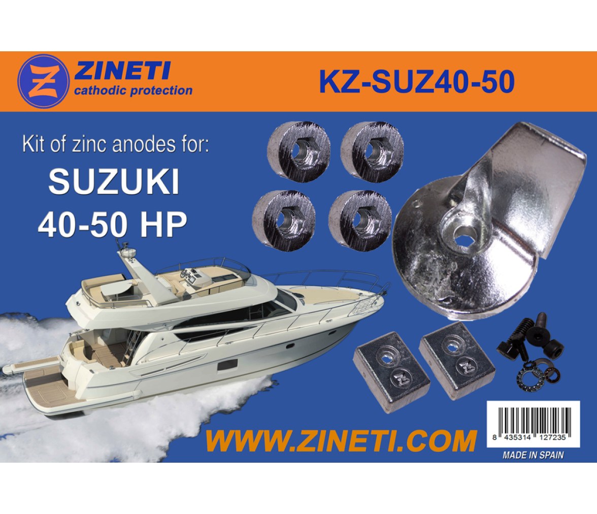 Zineti Kit Ánodos Suzuki 40-50
