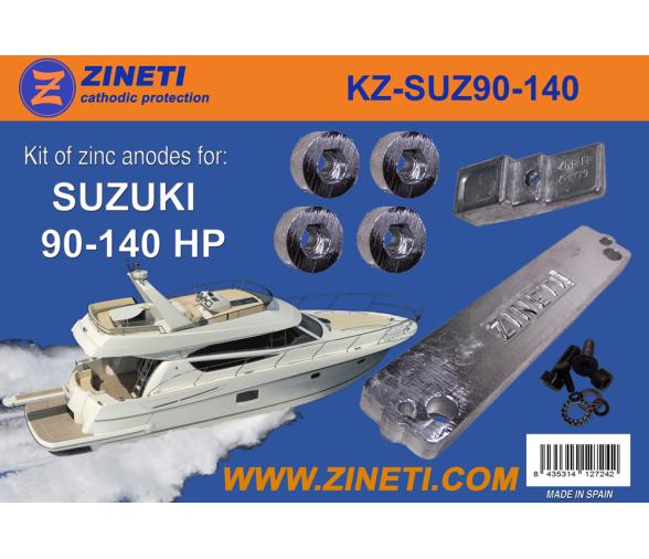 Zineti Kit Ánodos Suzuki 90-140