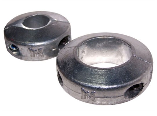 Zineti Anodo Collar Corto para Ejes