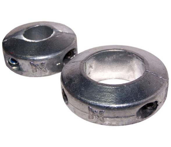 Zineti Anodo Collar Corto para Ejes