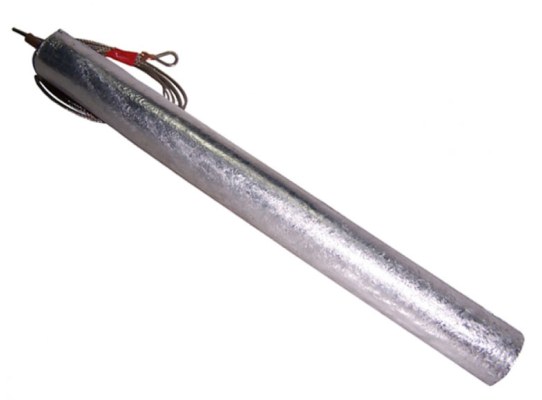 Zineti Anodo de Fondeo con 2,5 m de Cable Inox Zineti Anodo de Fondeo con 2,5 m de Cable Inox