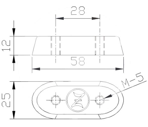 Zineti Anodo Honda Placa Fueraborda