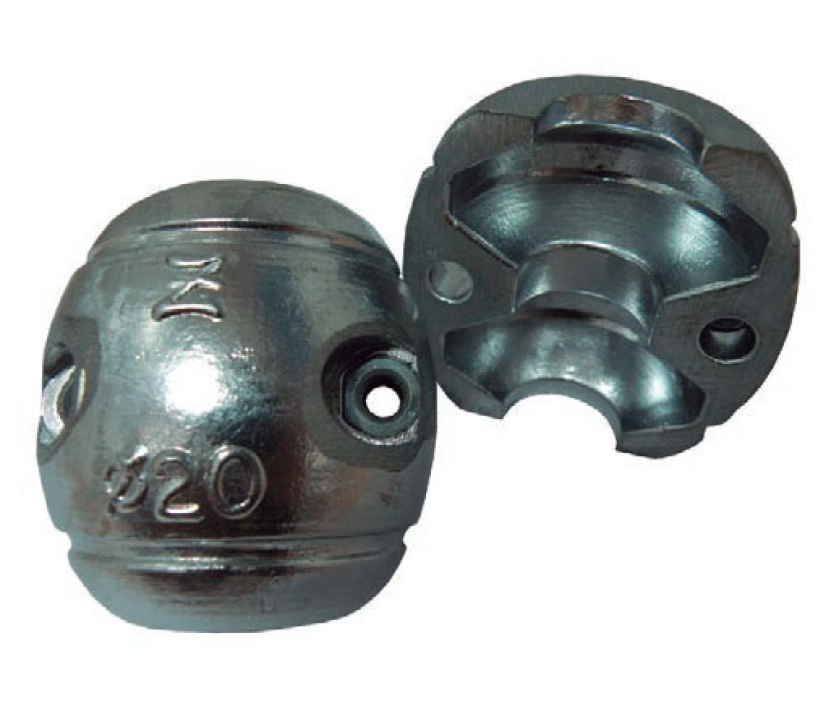 Zineti Anodo con Tuerca Insertada para Ejes 20mm