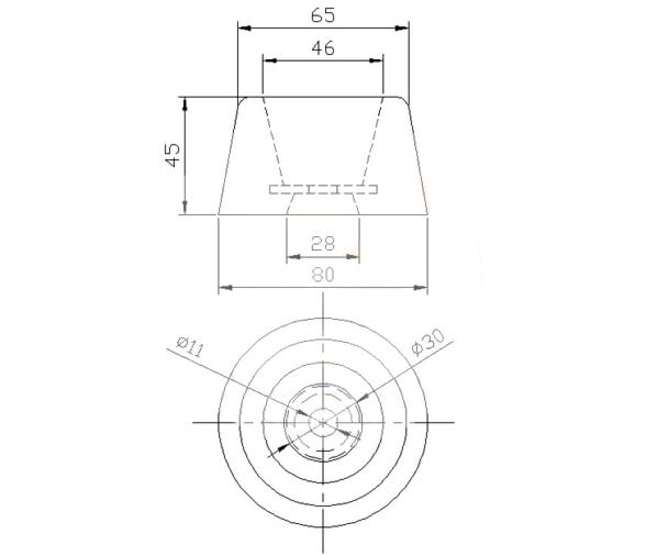 Zineti Anodo Zinc Circular Vetus