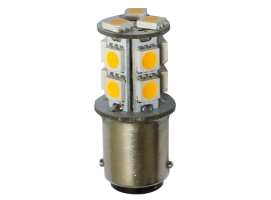 Bombilla 13 LEDs BA15D 12-24V