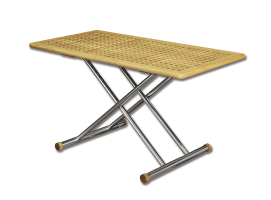 Folding table model Top magnum silver grating top