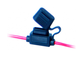 Watertight Blade Fuse Holder with 2 Cables
