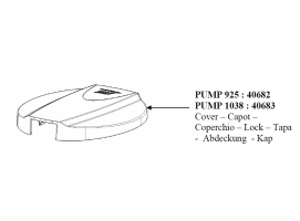 Tapa de Recambio Bomba Pump 925-1038 Plastimo