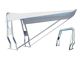 White Bimini Top Tent for Front Roll Bar